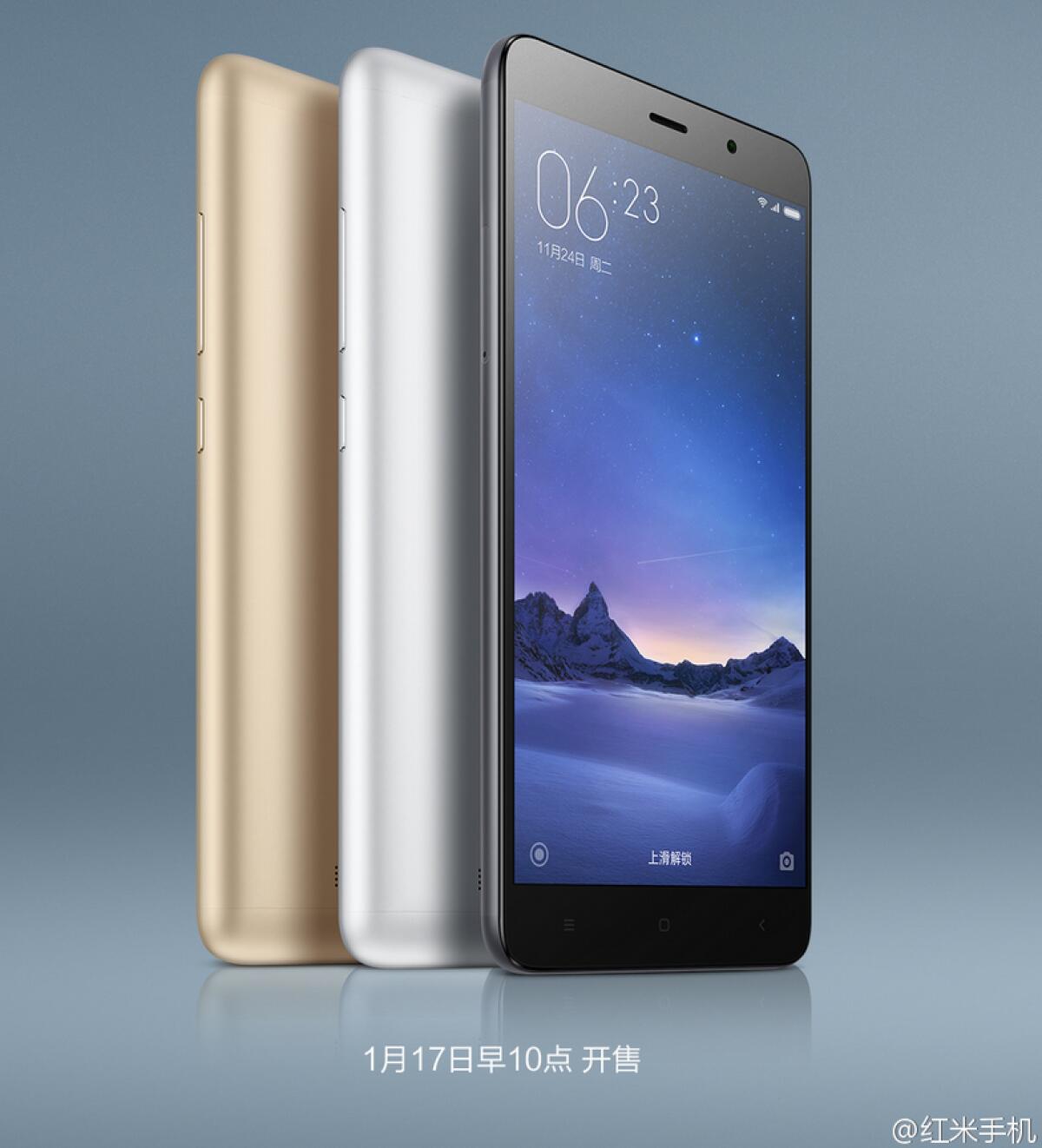 #Xiaomi Redmi Note 3 Pro Ufficiale: #Snapdragon 650, Fotocamera da 16 megapixel e 4000mAh di batteria - 