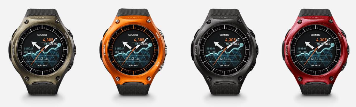 #CES2016: CASIO presenta lo smartwatch Android Wear con durata della batteria fino ad un mese - 