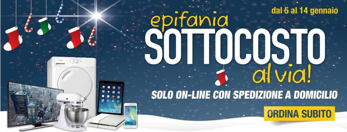 SOTTOCOSTO Online da COMET fino al 14 Gennaio - 