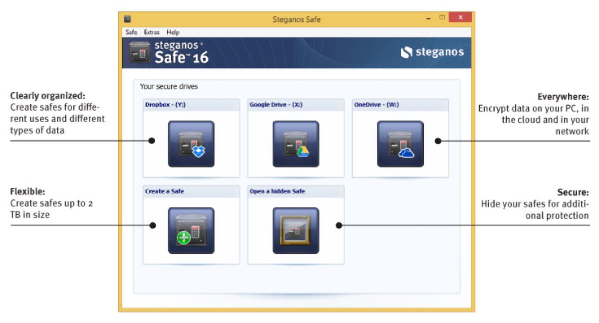 Download Steganos Safe 15 Gratis il programma per nascondere file e metterli al sicuro - 