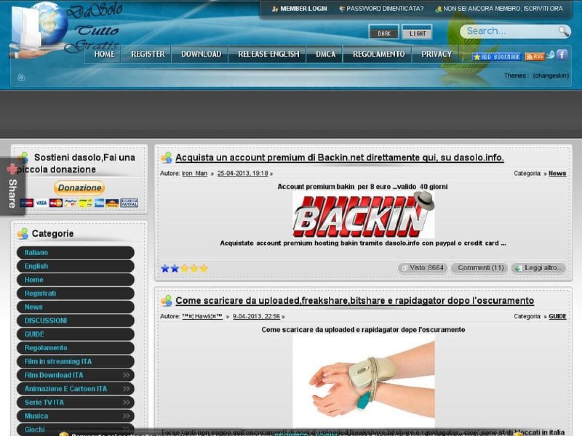 Dasolo.info cambia dominio e diventa Dasolo.org - 