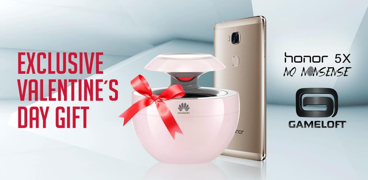 Offerte vMall per San Valentino su Honor 5X e Honor 7 a partire dalle 10 e 30 di oggi - 