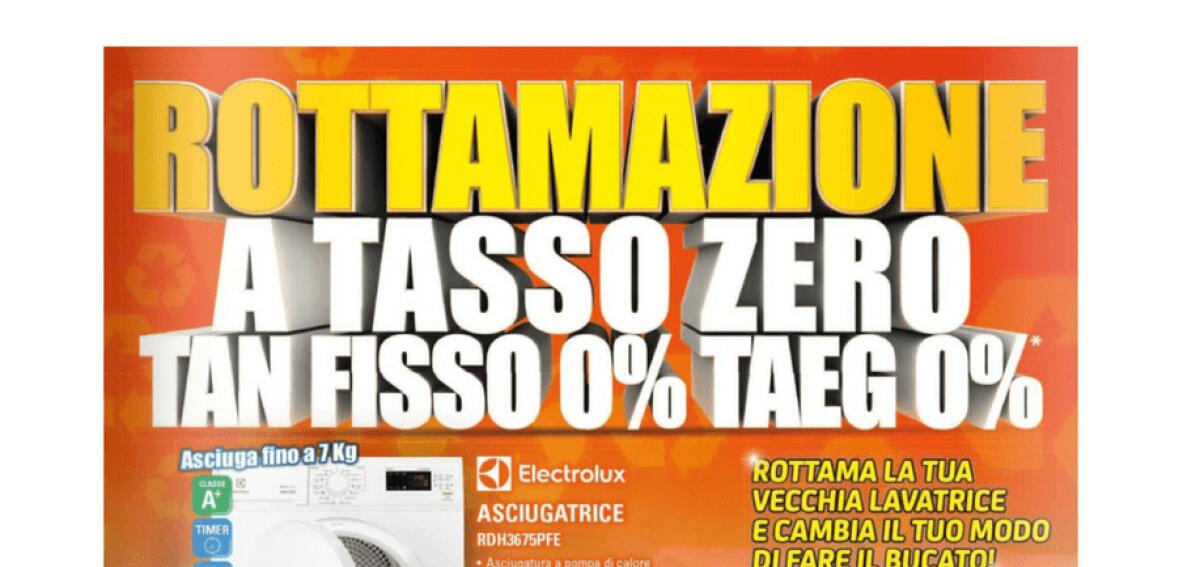 Expert lancia il nuovo volantino valido da domani con il Tasso Zero e la Rottamazione - 