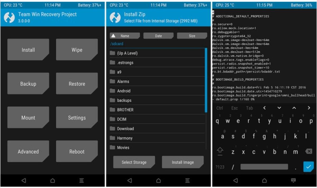 La custom recovery TWRP si aggiorna alla versione 3.0.0: Nuova grafica e funzioni aggiuntive - 