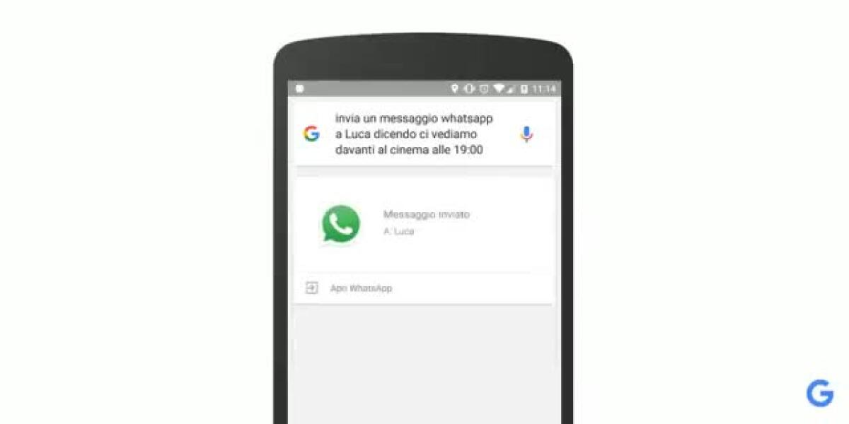 Inviare messaggi WhatsApp con “Ok, Google” - 