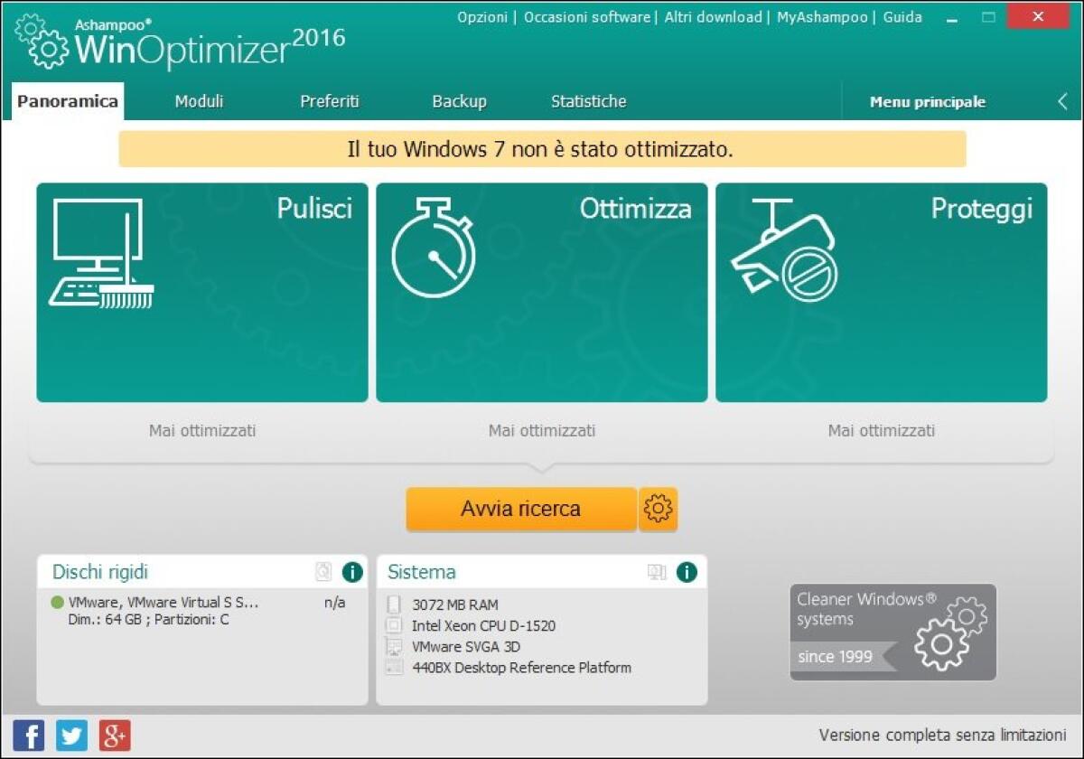 #Download #Ashampoo #WinOptimizer 2016 #Portable in Italiano - 