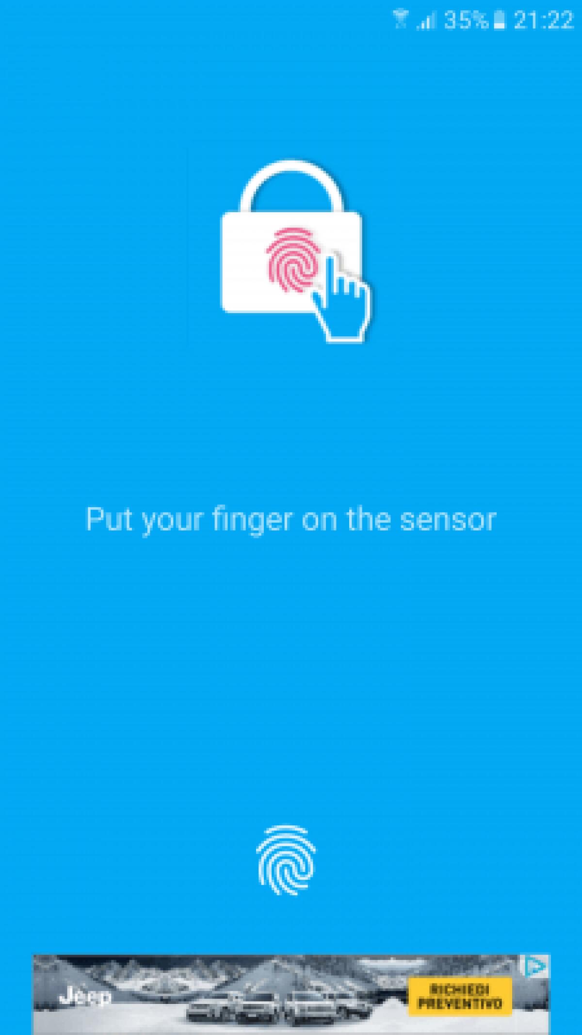 Proteggere app con impronta digitale su Android: AppLock Fingerprint - 