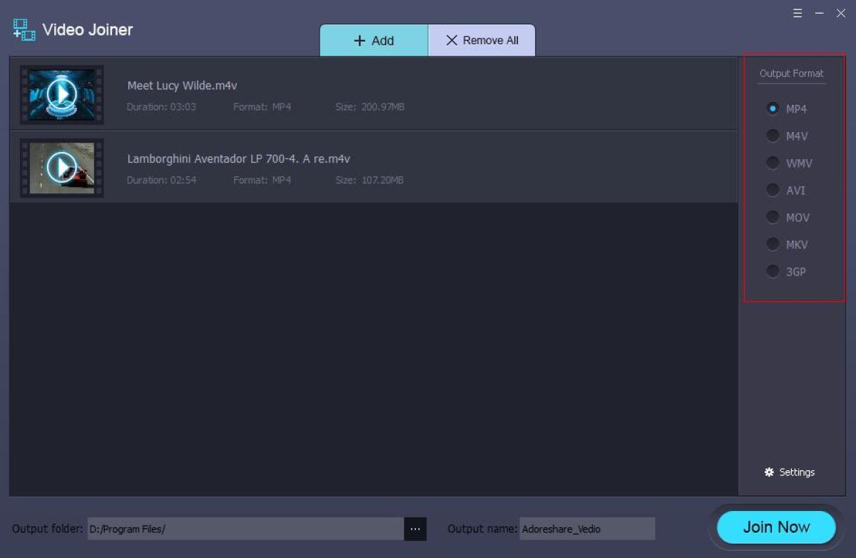 Download Adoreshare Video Joiner: Unire File Video in uno unico - 