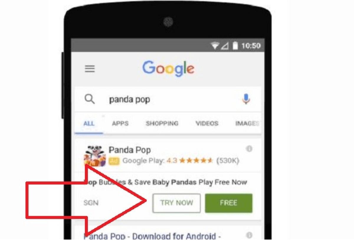 Sarà possibile provare i giochi per 10 minuti sul Play Store di Android - 