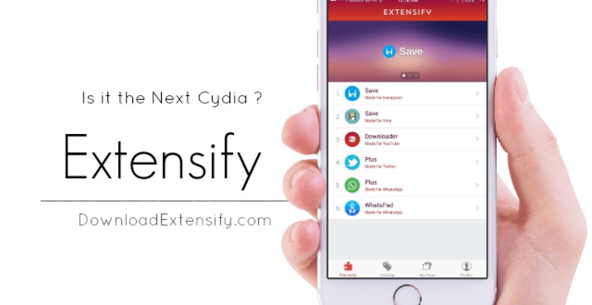 Installare Tweak su iPhone, iPad, iOS senza Jailbreak con Extensify - 