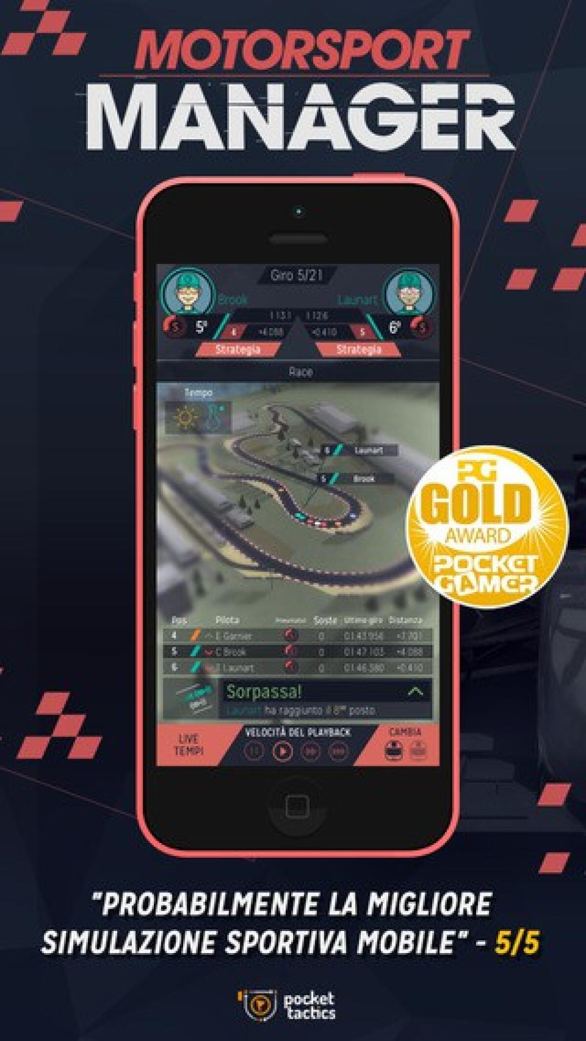 Motorsport Manager è l'app della settimana scaricabile gratis per iPad ed iPhone - 