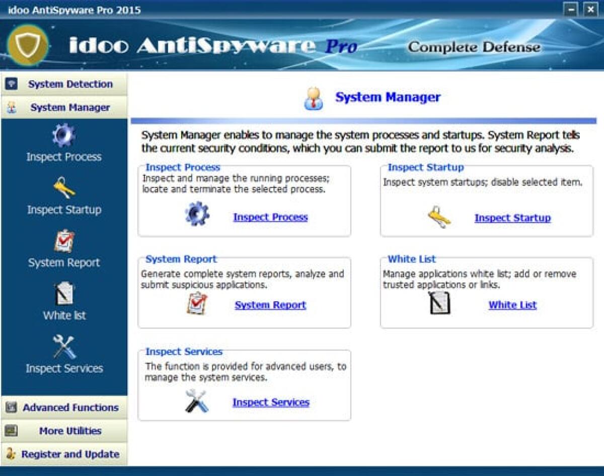 Download idoo AntiSpyware Pro: Protezione AntiSpyware per Windows gratis - 