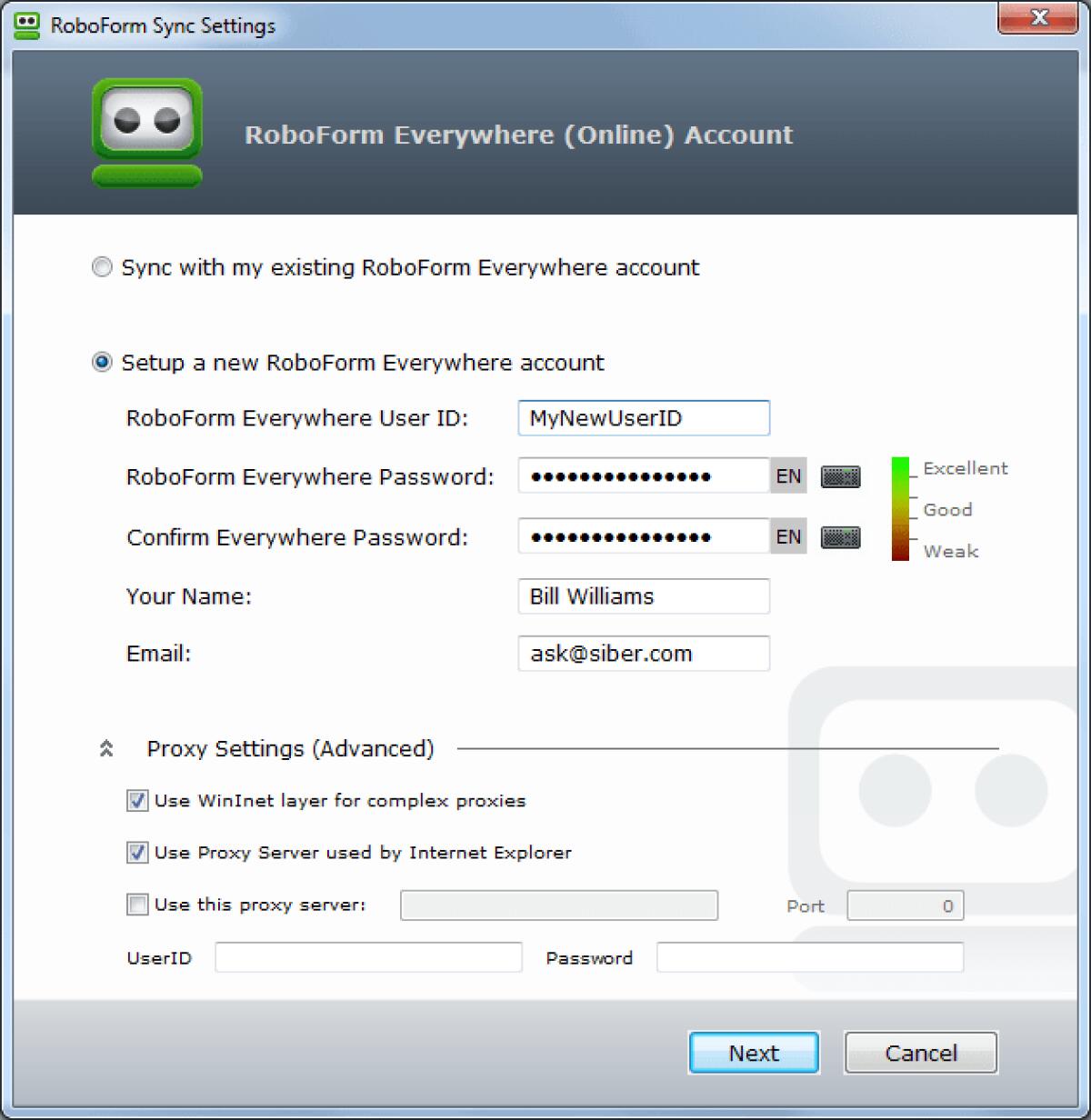 Sincronizza Password e Form in sicurezza con Roboform Everywhere gratis - 