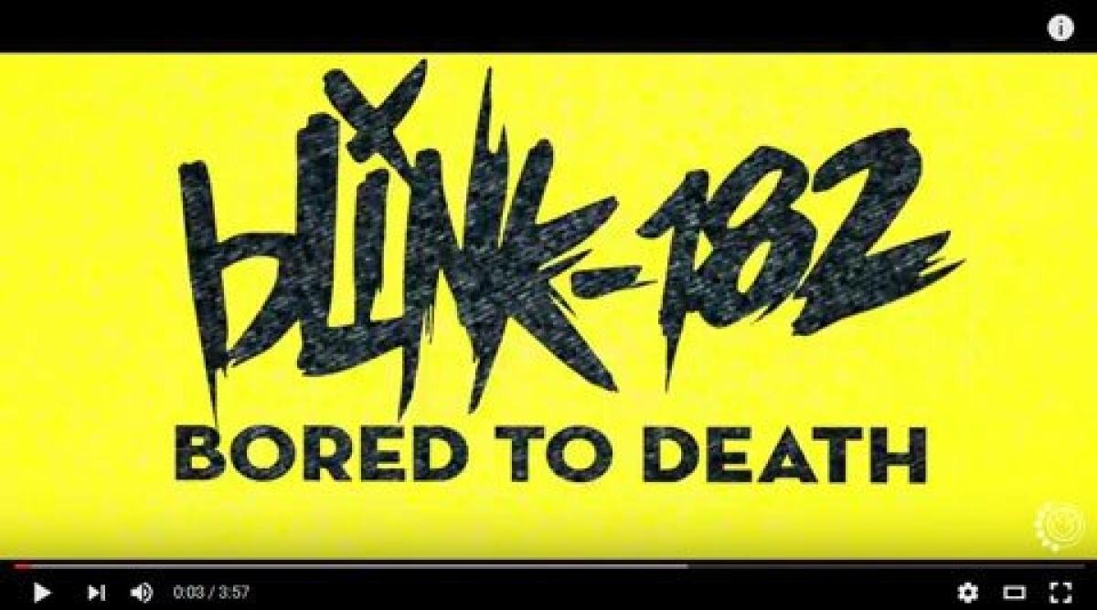 Blink 182, Bored To Death: testo, parole, traduzione italiana - 