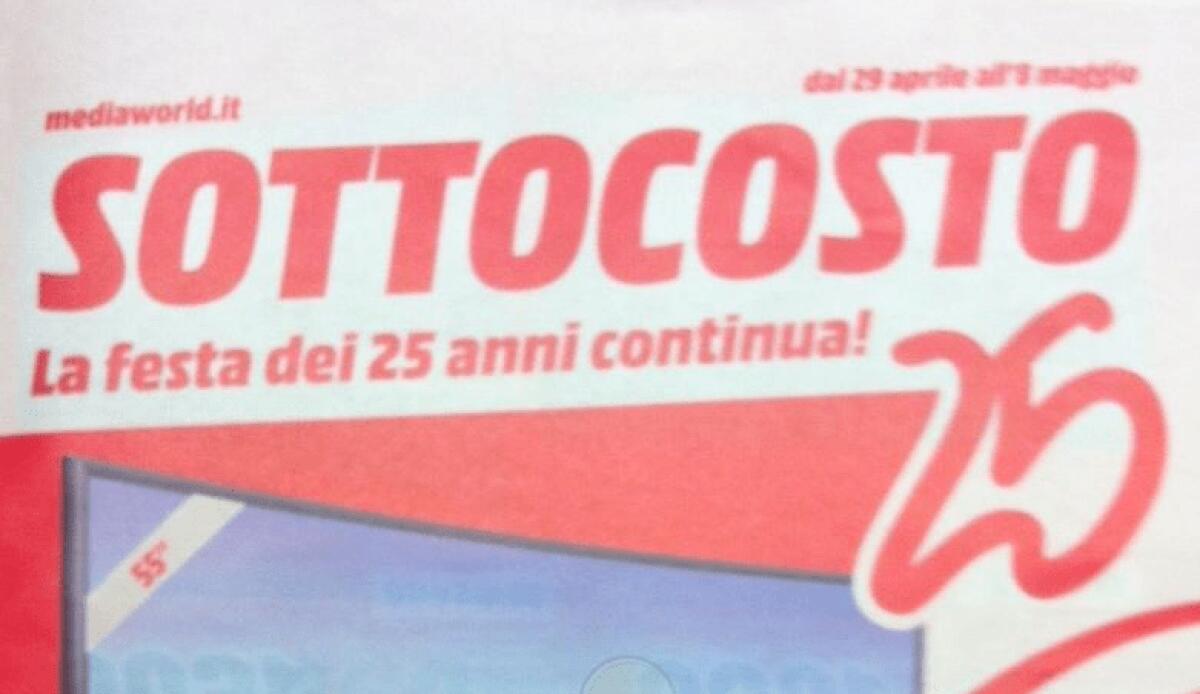 Volantino SOTTOCOSTO MediaWorld Maggio 2016 - 
