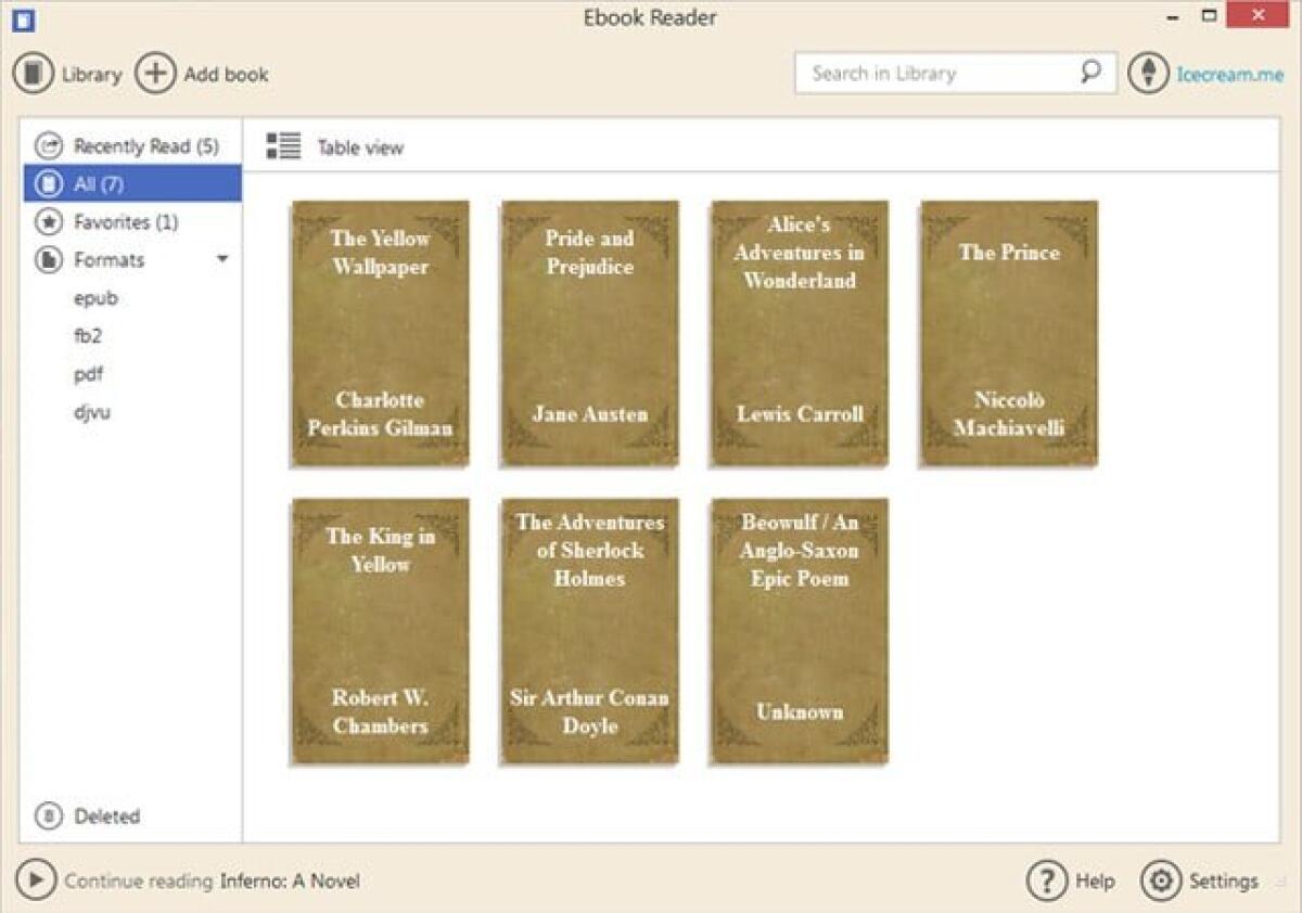 eBook Reader gratis per Windows - 