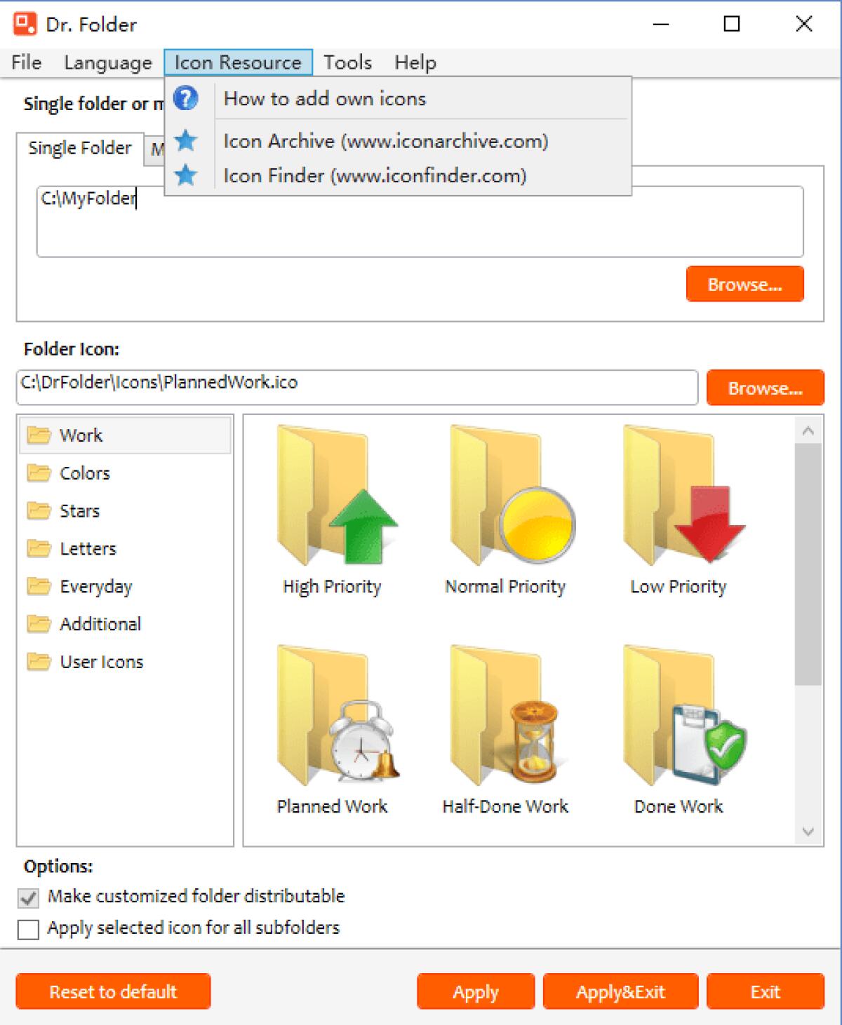 Cambiare icona alle cartelle di Windows con Dr Folder gratis solo per oggi - 