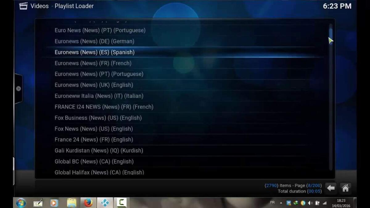 Migliore Lista IPTV per Kodi, SmartTV ed altro con oltre 2500 canali mondiali - 