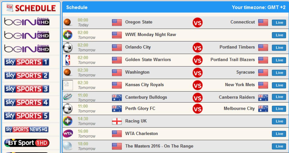 ShowSport: Sito web vedere Calcio, Champions League e tutti gli sport gratis - 