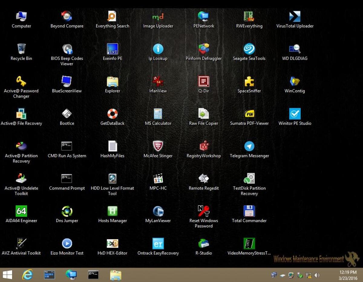 WinPE Maintenance Disk: Versione di Windows Live utile per ripristinare un PC in caso di emergenza - 