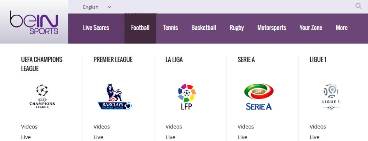Come sapere la programmazione sportiva di beIN Sports - 