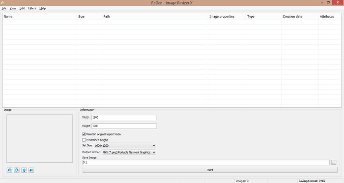 Ridimensiona immagini ed applica effetti con Image Resizer X gratis - 