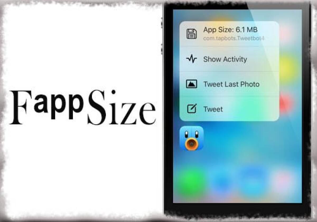 FAppSize: Come scoprire le dimensioni di un'app su iOS - 