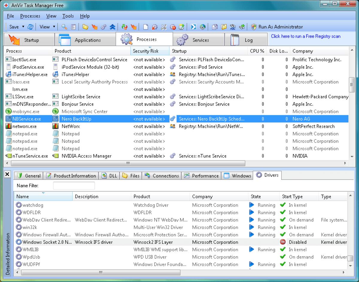 Task Manager evoluto per Windows che rimuove anche i Trojan - 