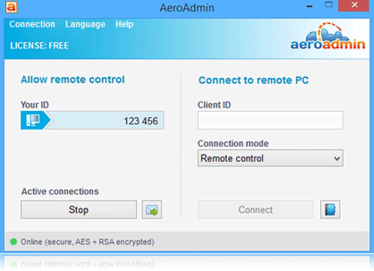 Controllo Remoto con Aeroadmin Pro gratis - 