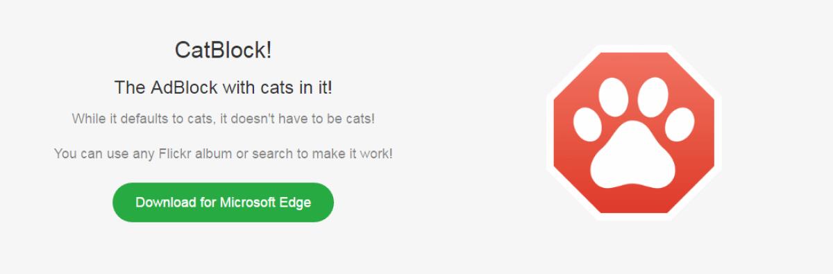 CatBlock: Estensione per Microsoft Edge per bloccare le pubblicità - 