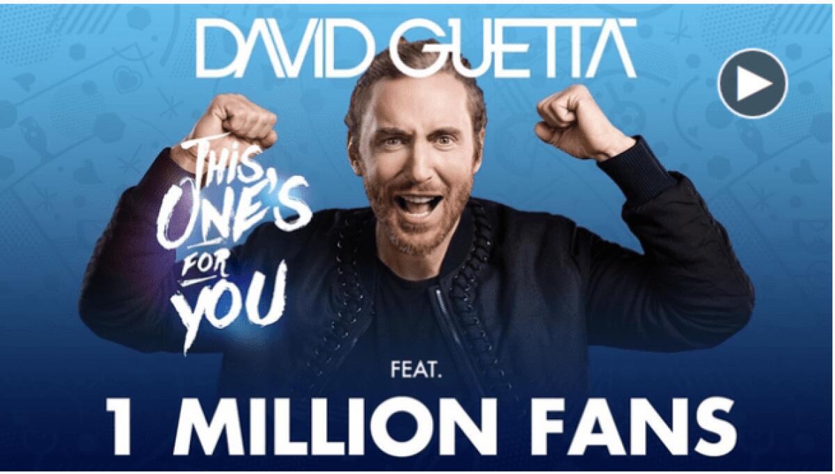 David Guetta, This One’s For You: testo, parole, traduzione italiana - 