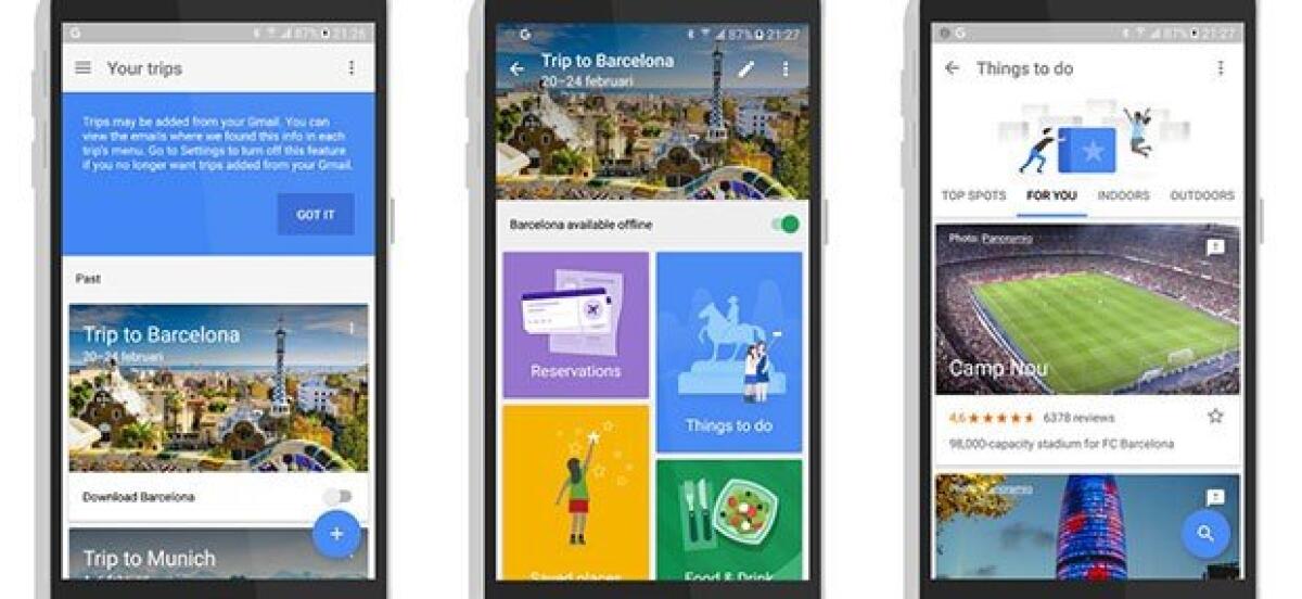 Download Google Trips, l'app per organizzare i vostri viaggi - 