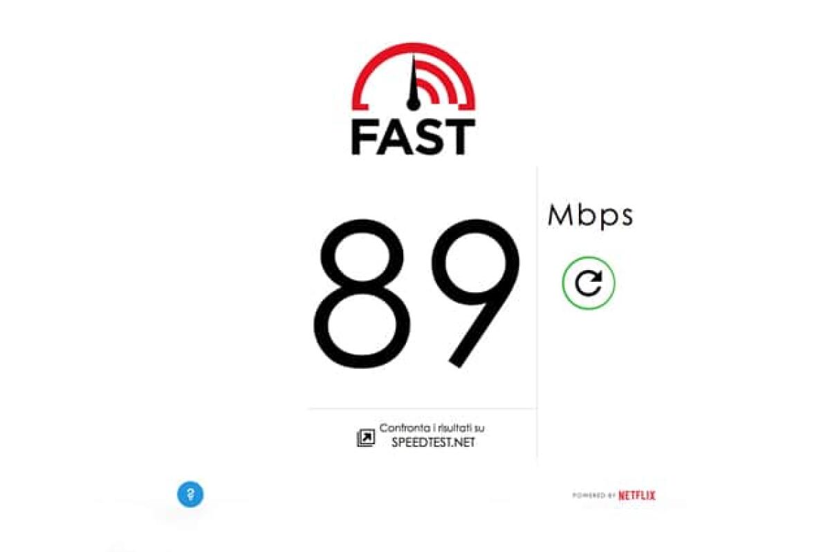 Test velocità ADSL con Fast.com, nuovo strumento di Netflix - 