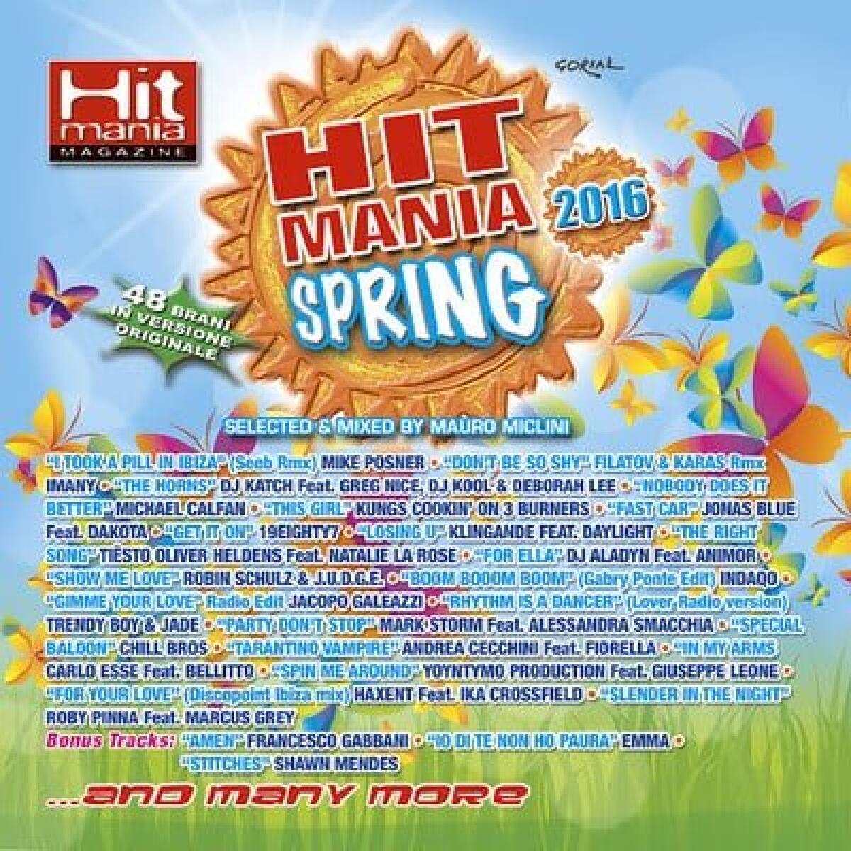 E' uscito l'album Hit Mania Spring 2016 - 