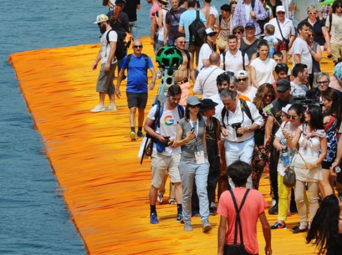Google vi porta sul "The Floating Piers" grazie a Street View! - 