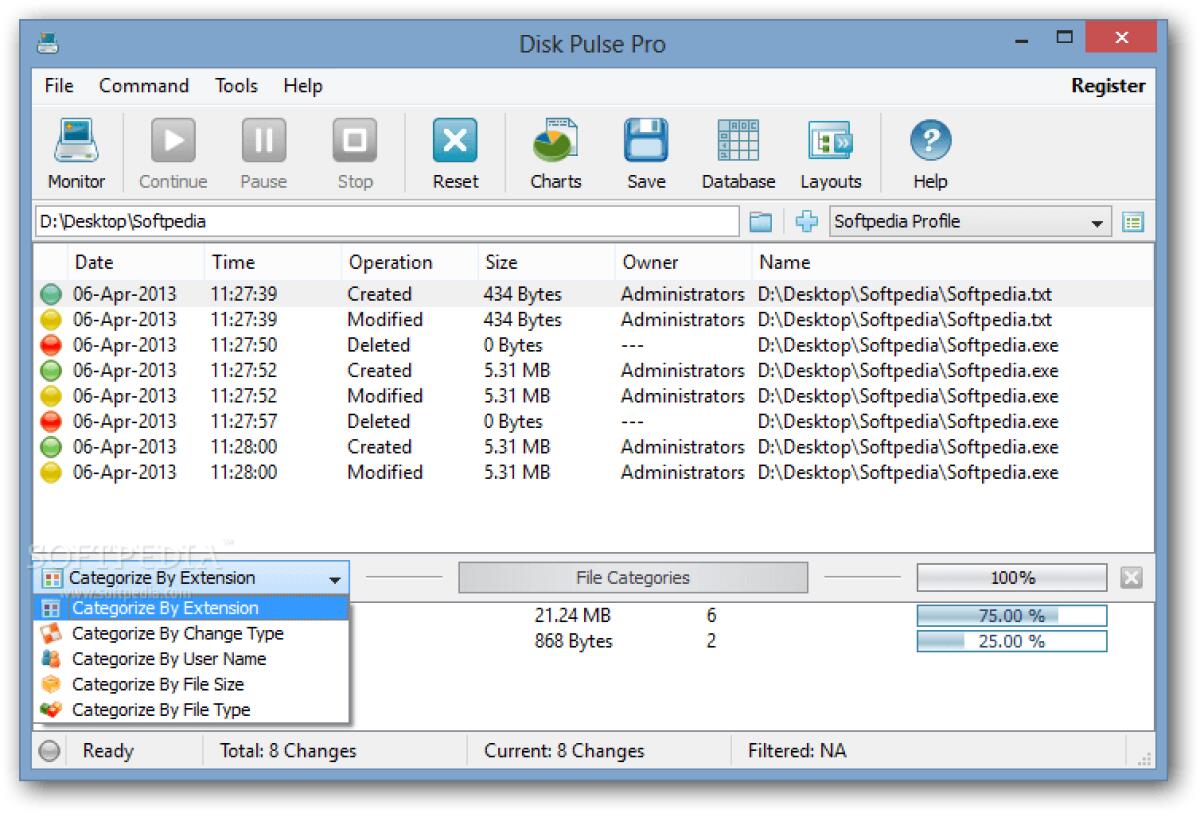 Monitorare le modifiche dei file sul disco rigido di Windows - 