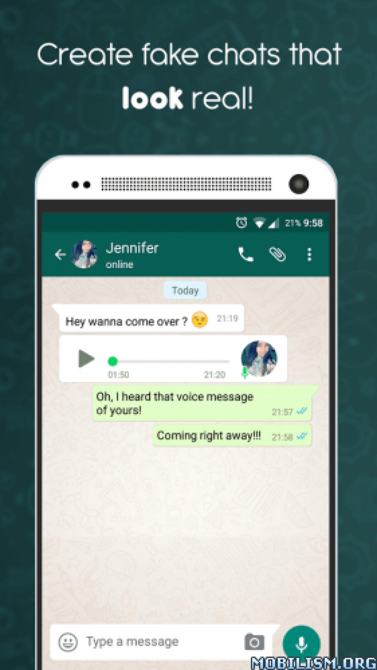 Creare false conversazioni e chat di WhatsApp con WhatsFake - 