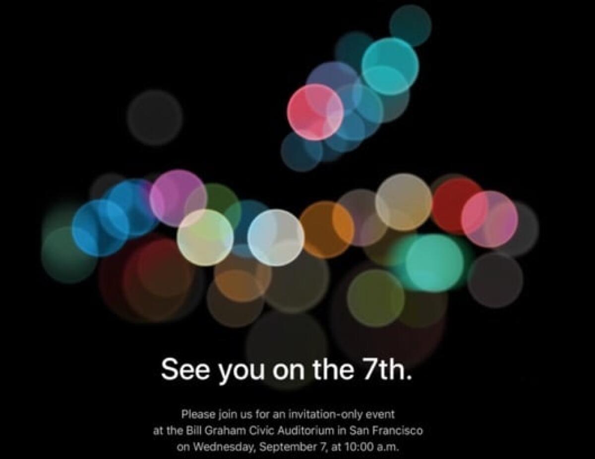 Apple conferma: presentazione iPhone 7 il 7 Settembre! - 