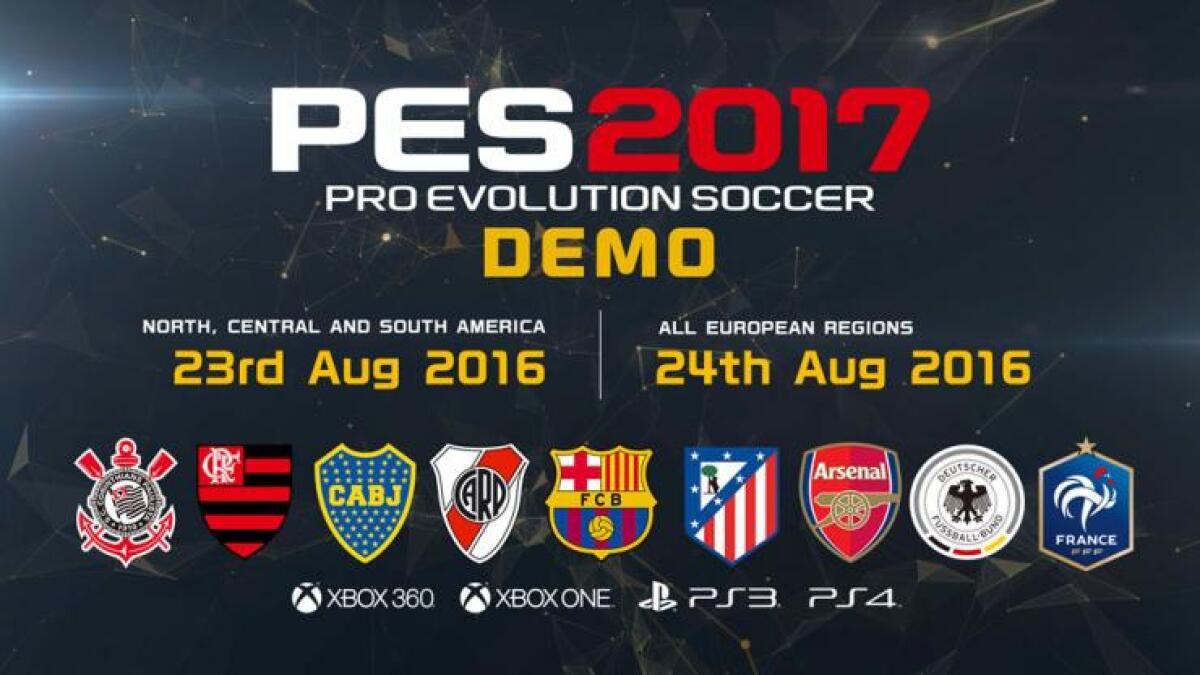 Demo di PES 2017 disponibile: correte a scaricarla! - 