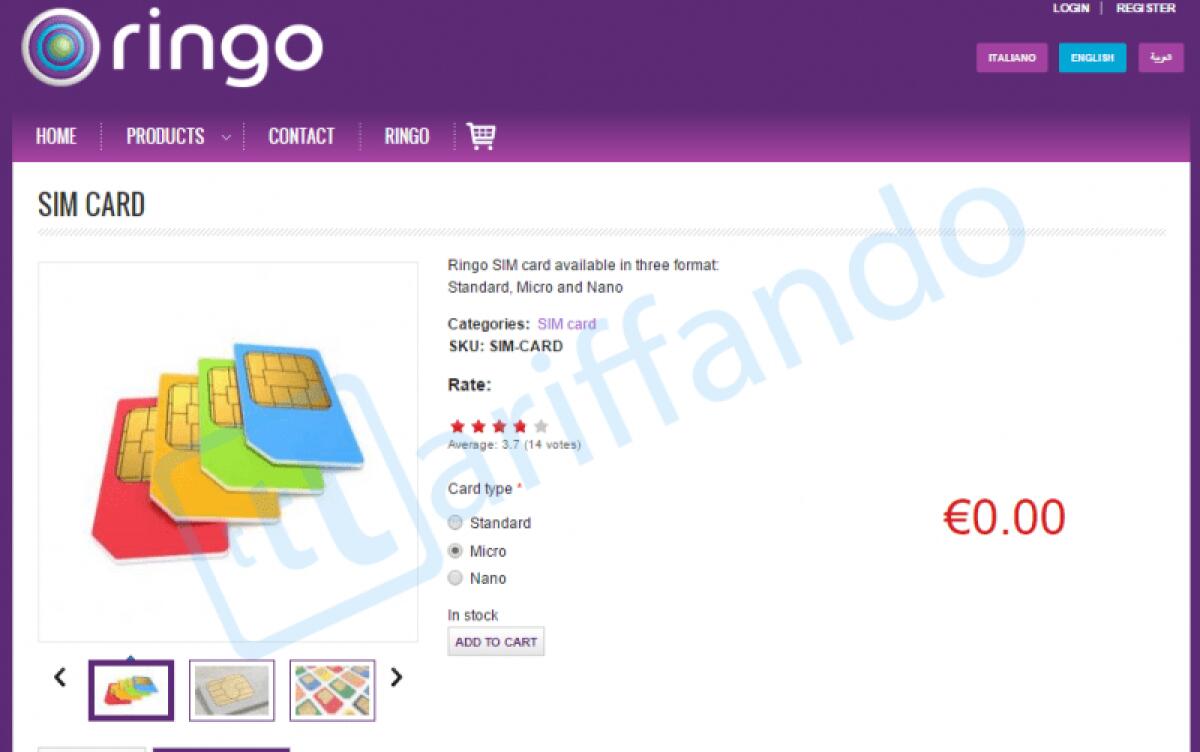 Come ottenere una SIM Ringo Mobile gratis con 5 euro di credito - 