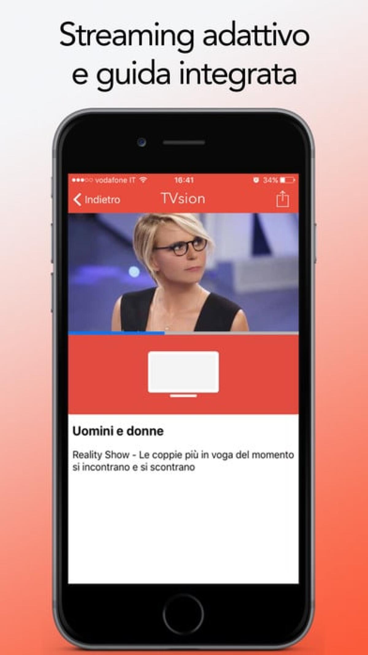 Guardare la televisione in streaming su iPhone e iPad - 
