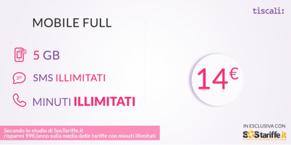 Ecco le super offerte di Tiscali e SosTariffe: Minuti e Gb a prezzi super - 