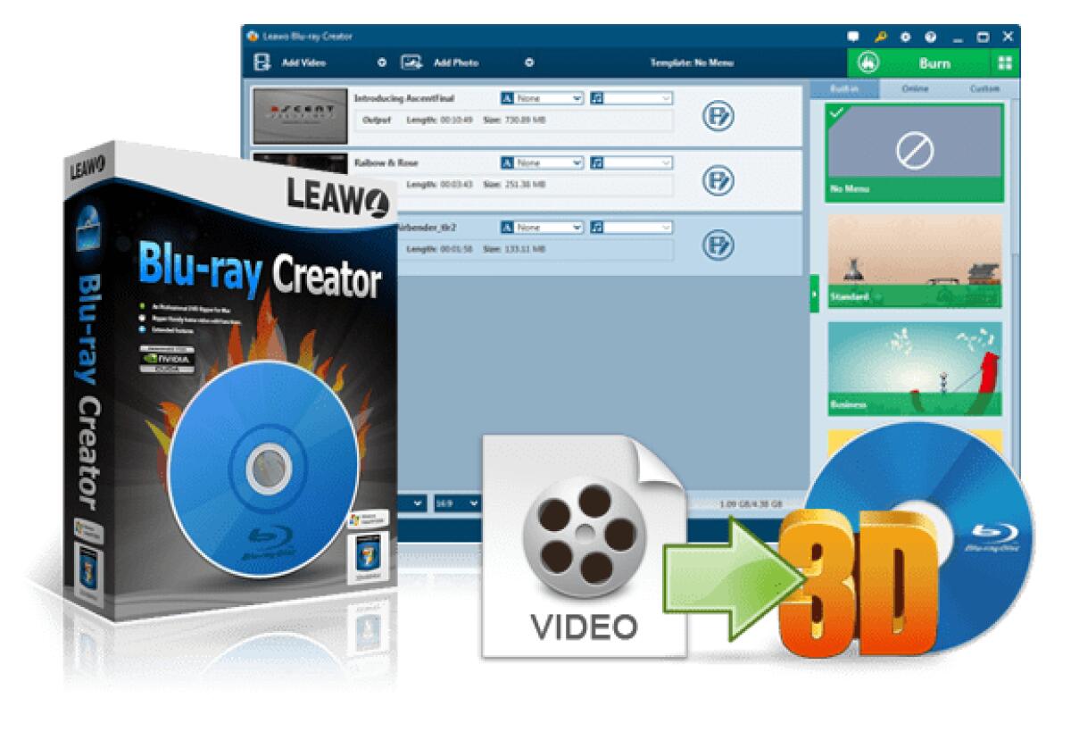 Masterizzare Blu-ray e DVD con tanto di Menu - 