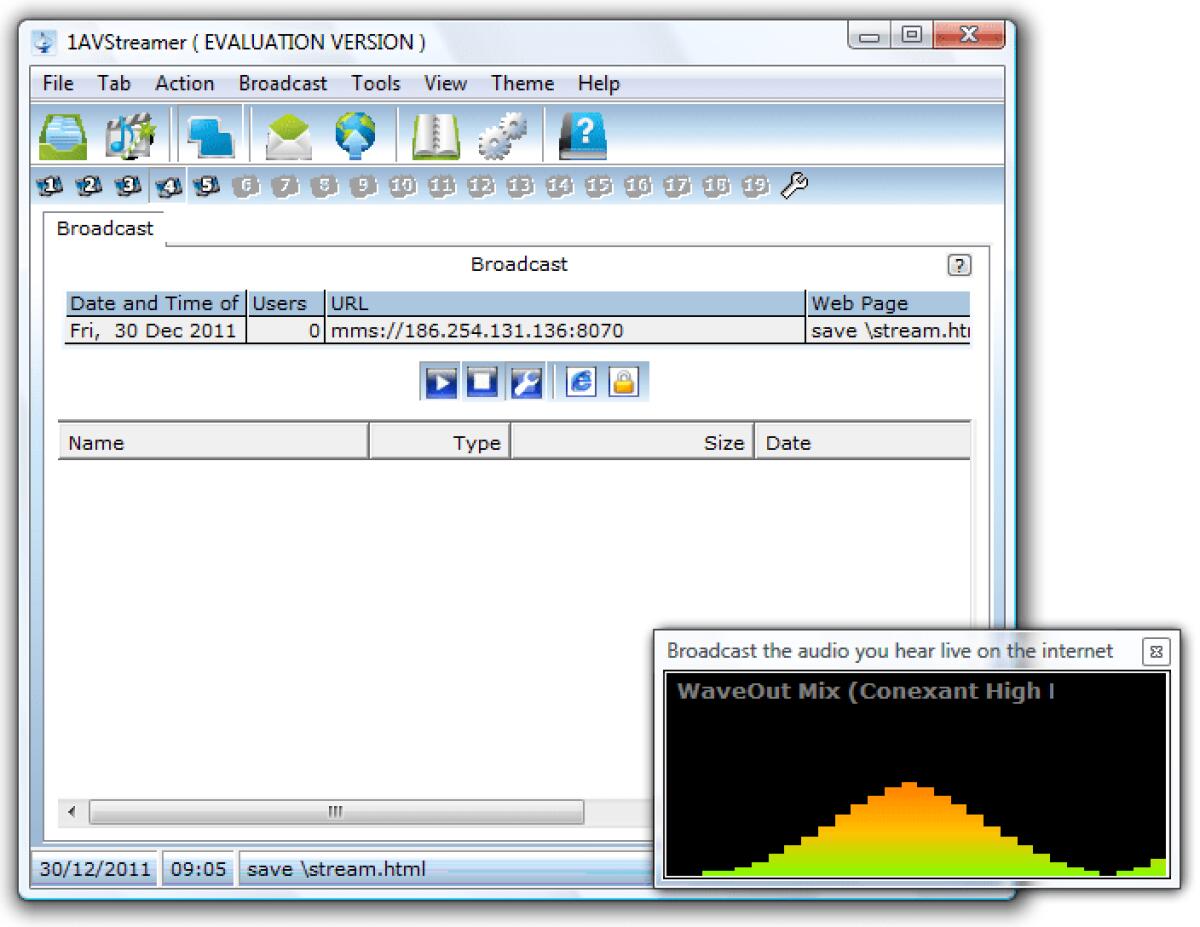 Inviare streaming computer, webcam ed altro - 