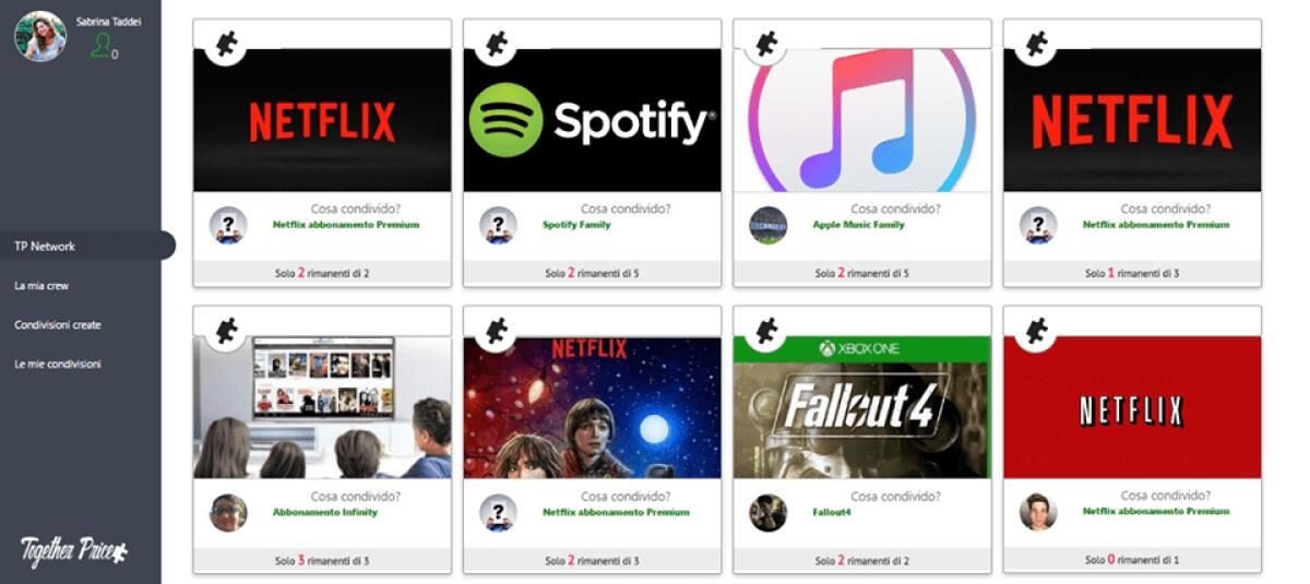 Condividere gli abbonamenti di Netflix, Spotify, Apple Music per risparmiare - 