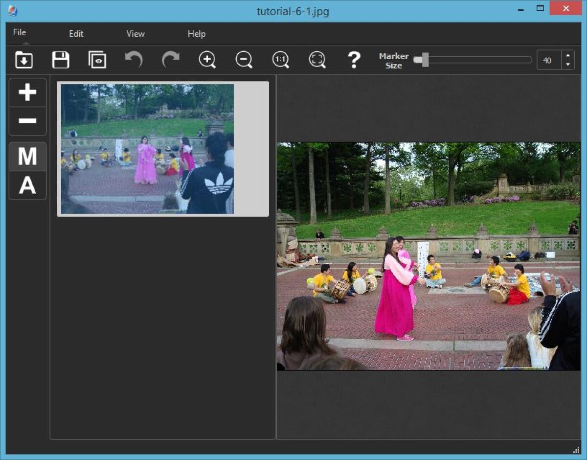 Rimuovi oggetti dalle foto con MultiView-Inpaint - 