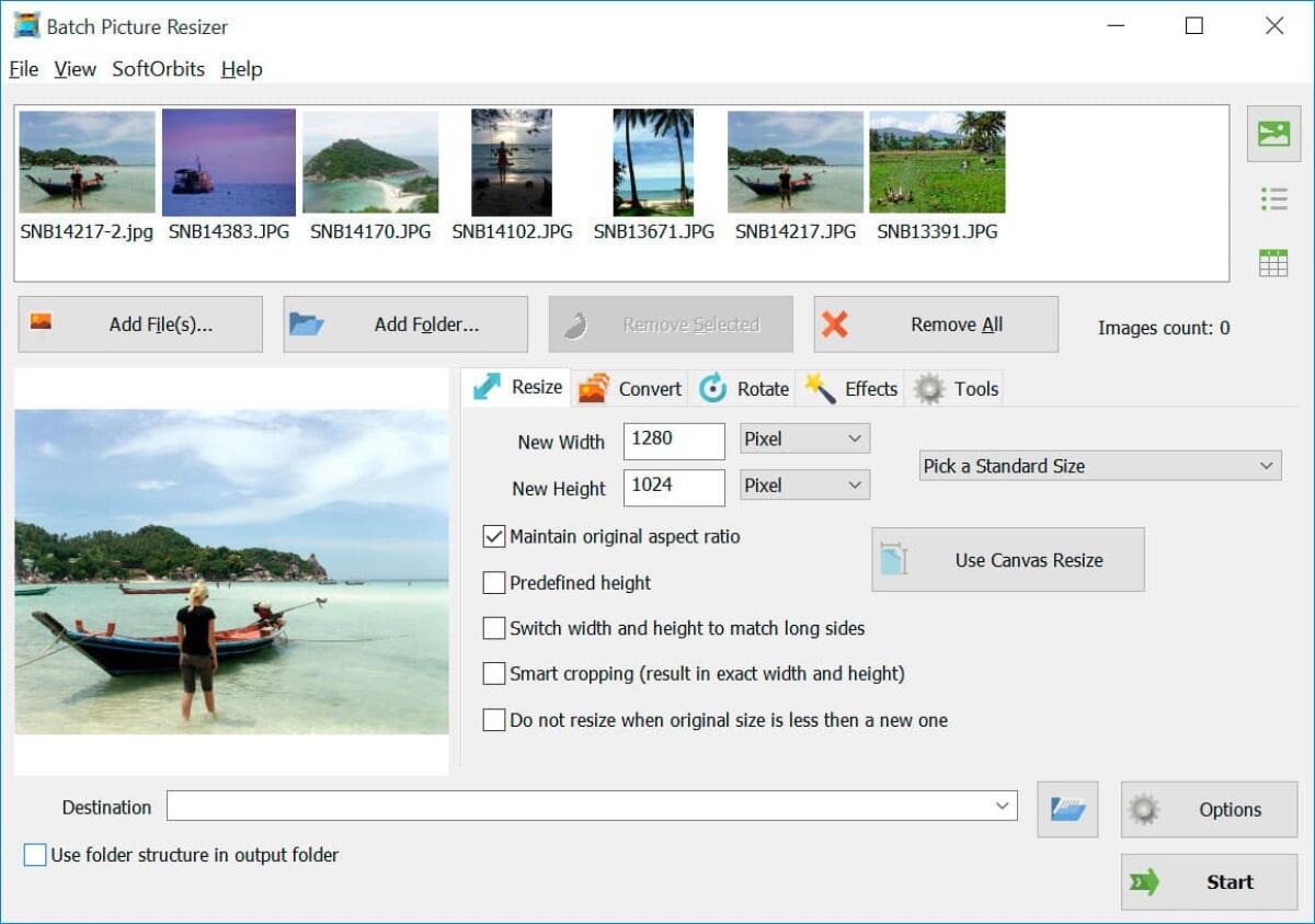 Ridimensionare foto ed immagini su Windows gratis - 