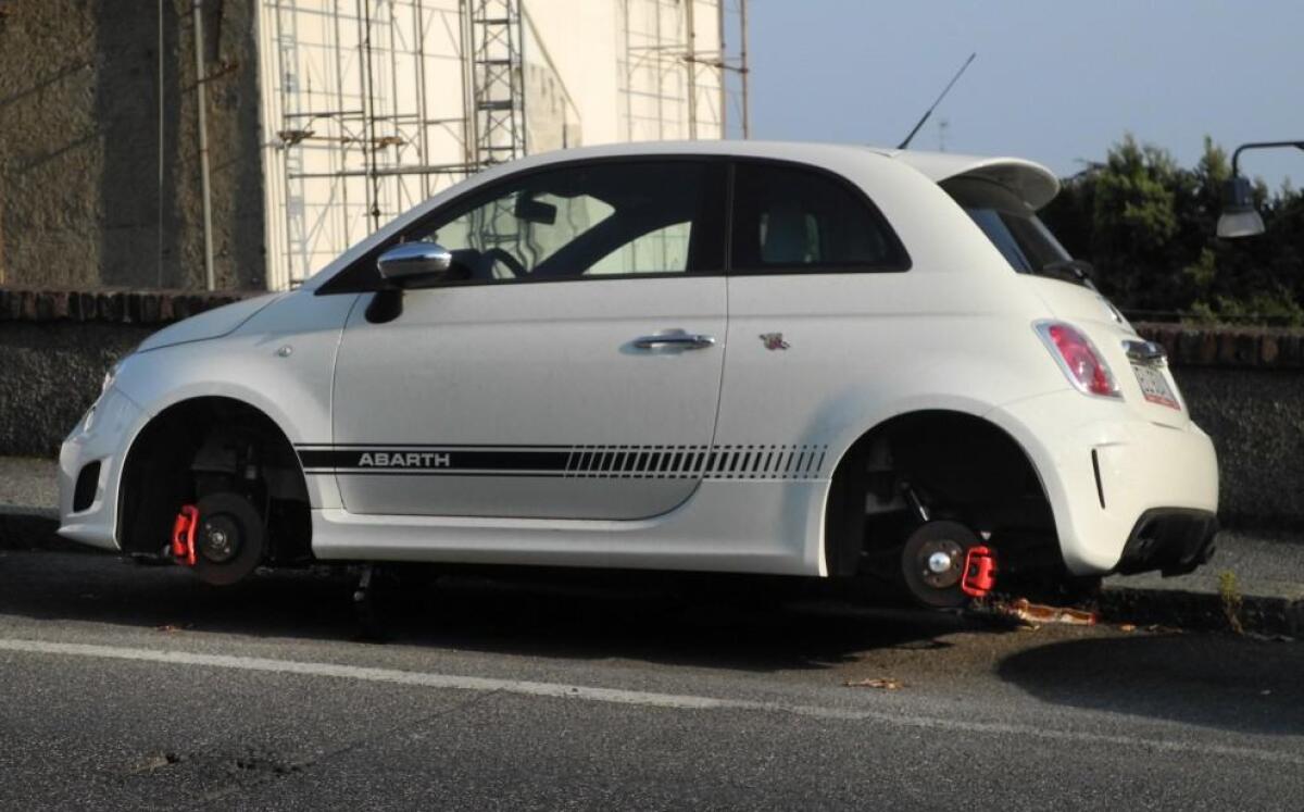 Ecco le 10 auto più rubate in Italia - 