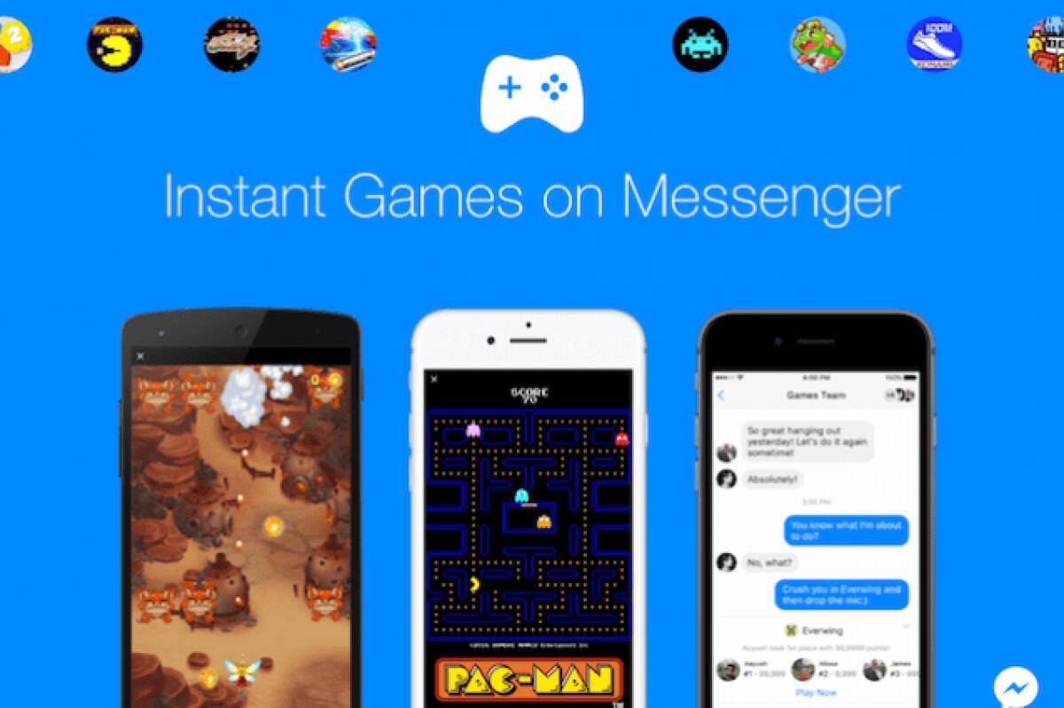 Arrivano i giochi su Facebook Messenger! - 