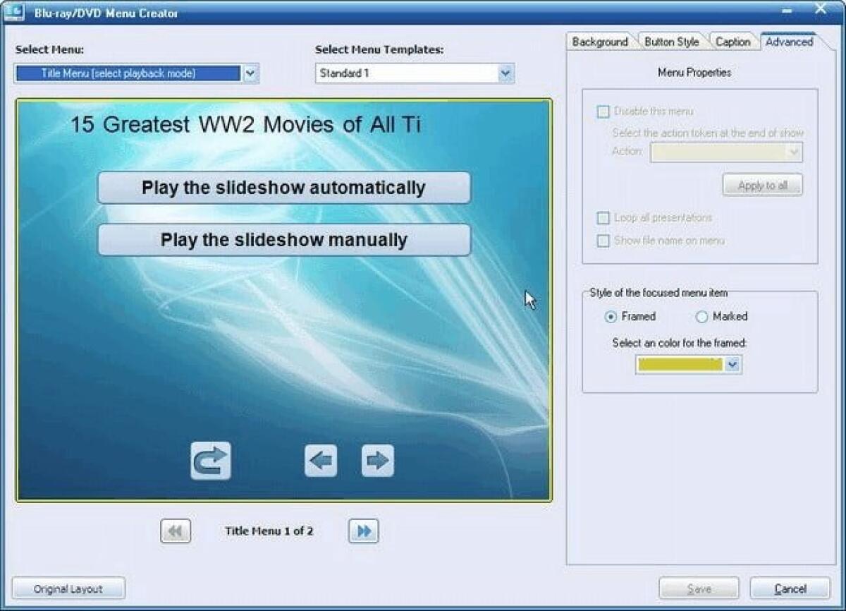Masterizza PowerPoint in film DVD o Blu-ray - 
